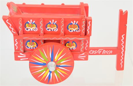 Hand Painted Wood Wagon