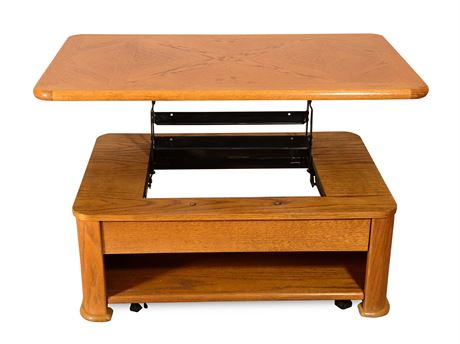 Oak Lift Top Coffee Table
