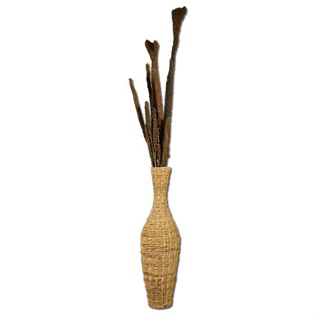 Woven Floor Vase